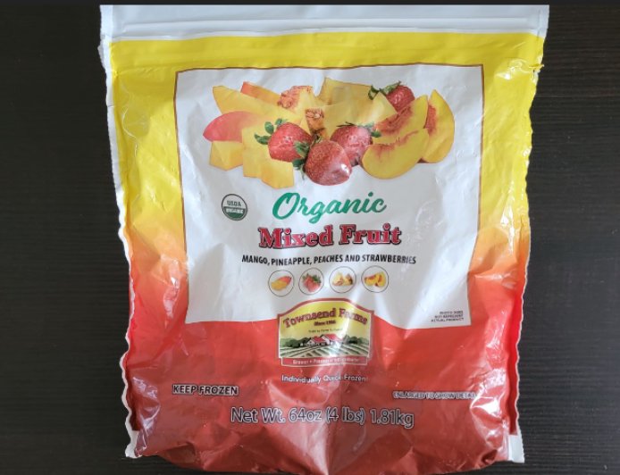 Stone Found in Frozen Organic Mixed Fruit (Strawberries) Sold at Costco