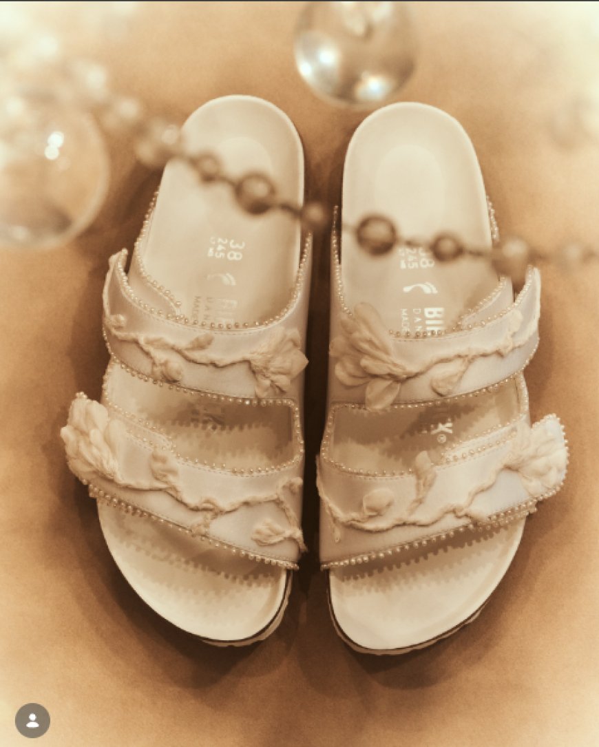 Forget heels, brides are now walking down the aisle in Birkenstocks