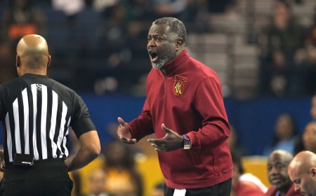Tuskegee coach Benjy Taylor 'at a loss for words' after being escorted off court in handcuffs