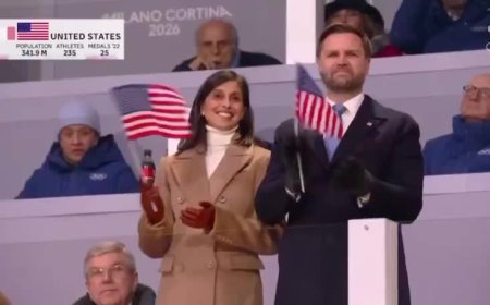 Boos drown out Winter Olympics for ‘first time in 22 years’ as JD Vance appears on screen