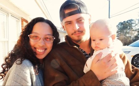 Young Georgia father  Evan Parker paralyzed after dead tree branch falls on his head