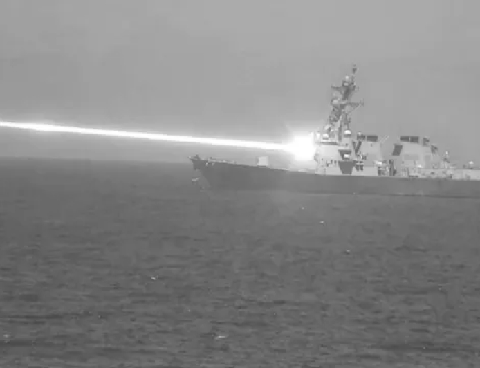 US Navy’s new laser weapon ‘shoots down four drones’ in latest test