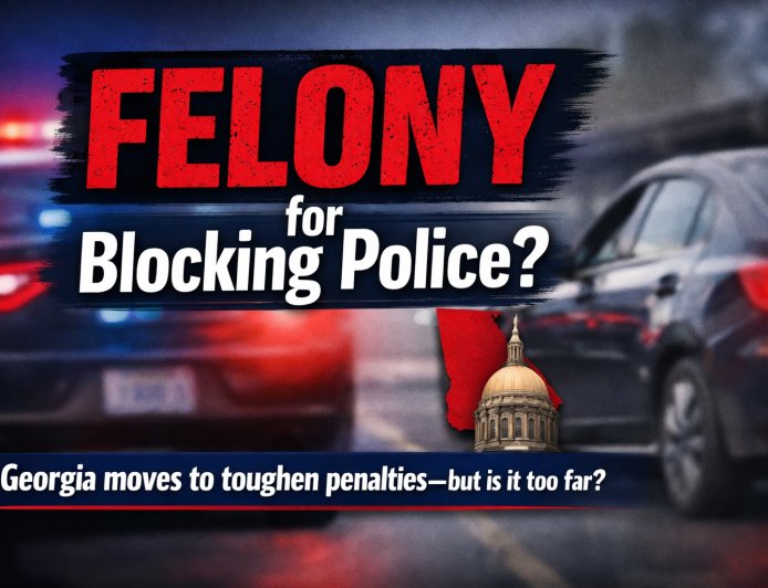 Opinion: Georgia’s Plan to Make “Blocking Cops With Your Car” a Felony Is Overkill