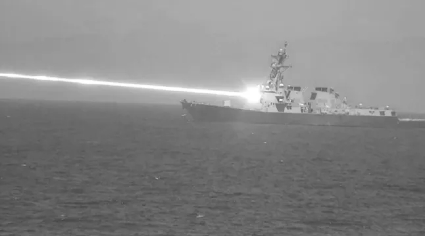 US Navy’s new laser weapon ‘shoots down four drones’ in latest test