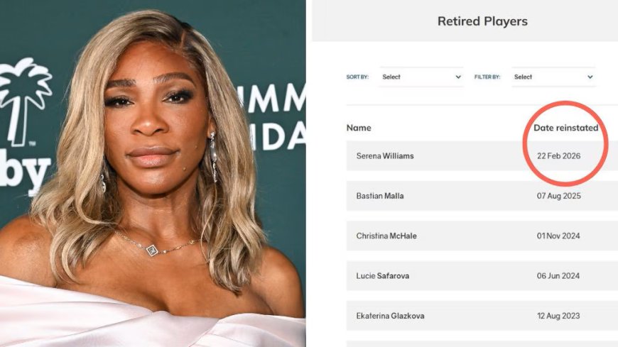 Serena’s comeback confirmed by detail as date of tennis event becomes clear