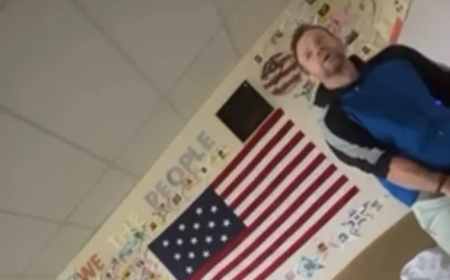 Teacher Dan Champ ‘caught on camera urinating’ in his classroom